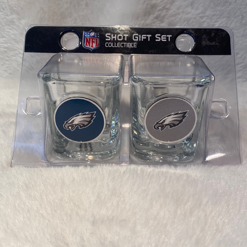 Philadelphia Eagle’s Collectable NFL Square Shot Glasses